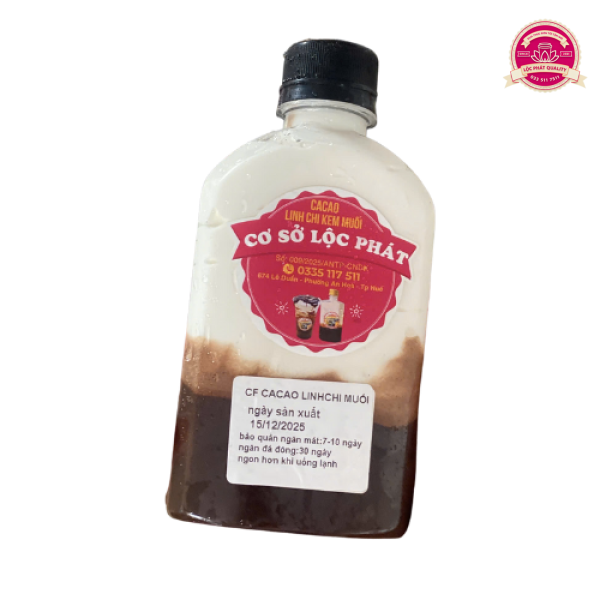 Cà phê cacao linh chi kem muối (lớn)